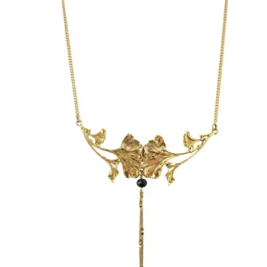 Lotta Djossou Collier Double Ginkgo Doré Outlet