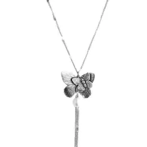 Lotta Djossou Collier Double Papillon Hot