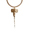 Lotta Djossou Collier Elephant Doré Outlet