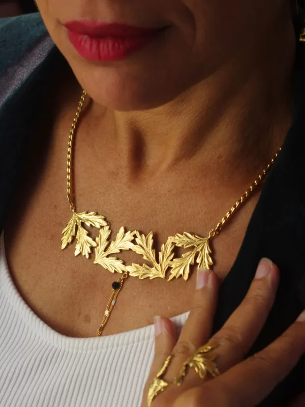 Lotta Djossou Collier Ella doré New