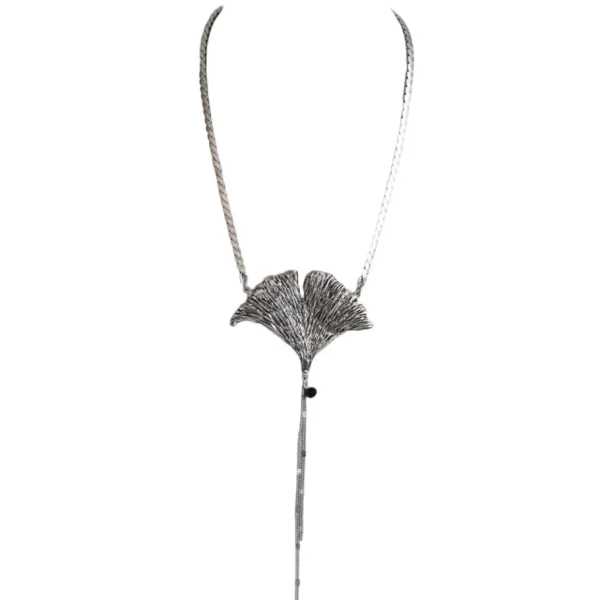 Lotta Djossou Collier Feuille de Ginkgo Online