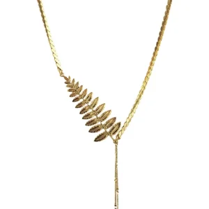 Lotta Djossou Collier Fougère Doré Online