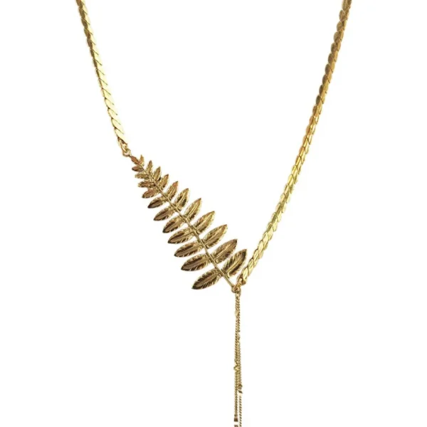 Lotta Djossou Collier Fougère Doré Online