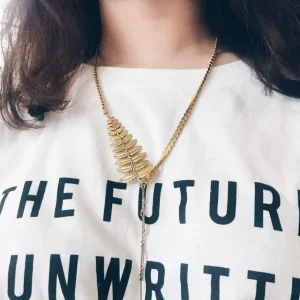 Lotta Djossou Collier Fougère Doré Online