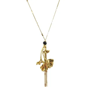 Lotta Djossou Collier Ginkgo Doré Clearance