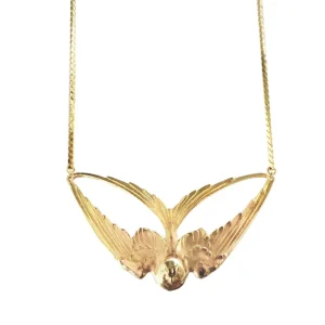 Lotta Djossou Collier Hirondelle doré Outlet