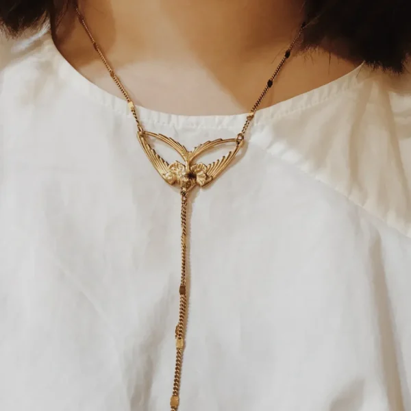 Lotta Djossou Collier Hirondelle Doré Outlet