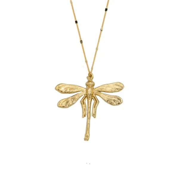 Lotta Djossou Collier Libellule Louise Doré Fashion