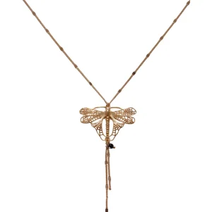 Lotta Djossou Collier Libellule Volant Doré Hot
