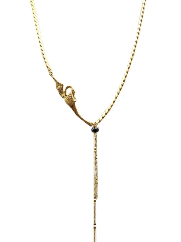 Lotta Djossou Collier Little Swan Doré Clearance