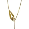 Lotta Djossou Collier Long Scarabée Doré New