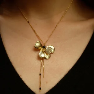 Lotta Djossou Collier Pansy Doré Online