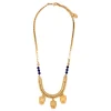 Lotta Djossou Collier Panthères Doré Lapis Lazuli Bleu Sale