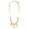 Lotta Djossou Collier Petite Cigale Cica doré et Onyx Sale
