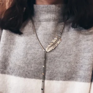 Lotta Djossou Collier Plume Online