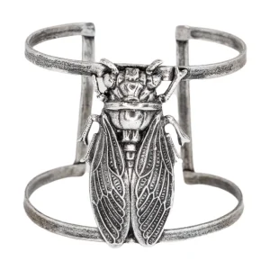 Lotta Djossou Manchette Cicada argentée Hot