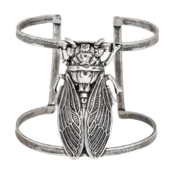 Lotta Djossou Manchette Cicada argentée Hot