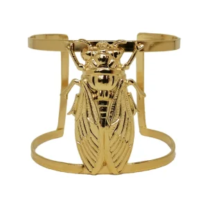 Lotta Djossou Manchette Cicada dorée Discount