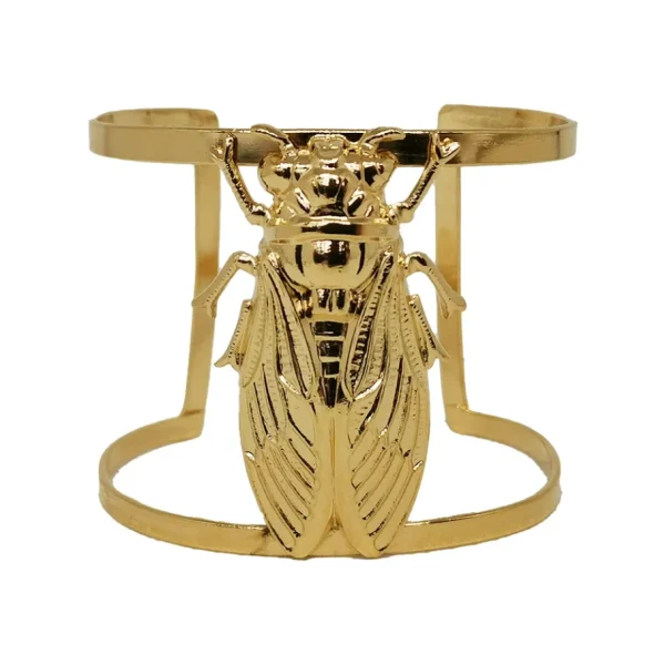 Lotta Djossou Manchette Cicada dorée Discount