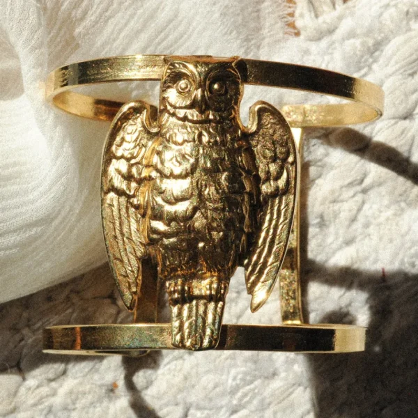 Lotta Djossou Manchette Hibou argentée Online