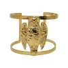 Lotta Djossou Manchette Hibou Dorée Outlet