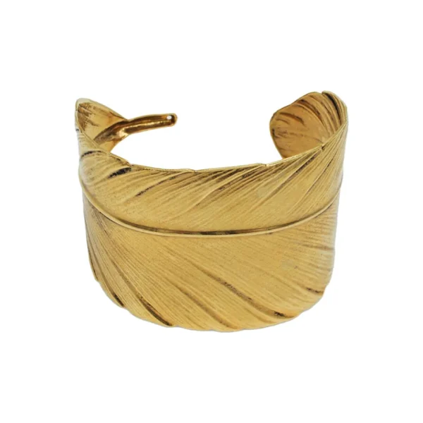 Lotta Djossou Manchette Plume Dorée Outlet