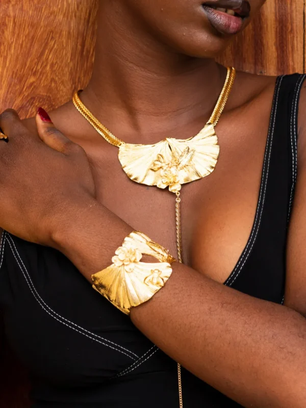 Lotta Djossou Manchette Prisca Dorée Sale