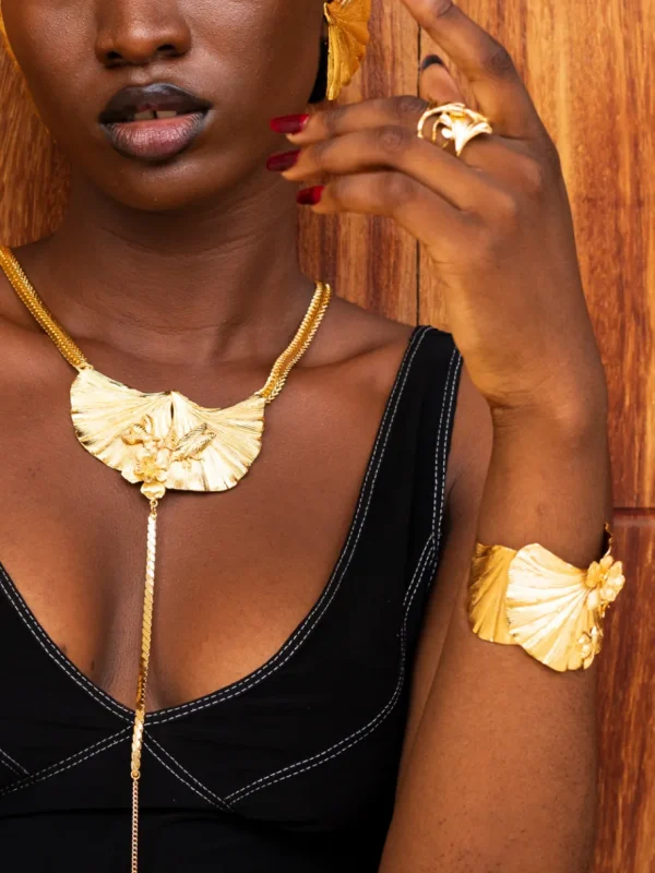 Lotta Djossou Manchette Prisca Dorée Sale