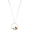 Lotta Djossou Sautoir Ginkgo Orbit Doré Outlet