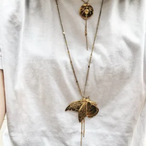 Lotta Djossou Sautoir Papillon Doré Online